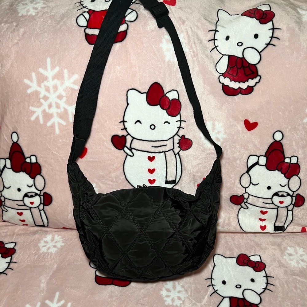 Quilted Nylon Crossbody